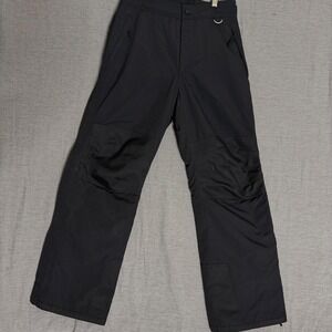 SLALON Men's Black Ski Snowboard Pants Insulated Waterproof Size Small